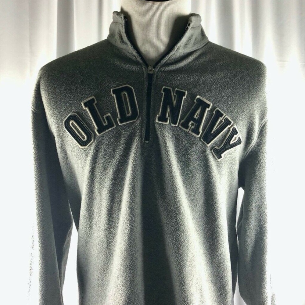 ON MENS 1/4 ZIP LONG SLEEVE PULLOVER FLEECE SIZE L